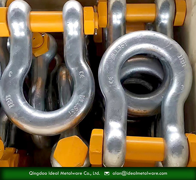 Shackles ready for shipment
